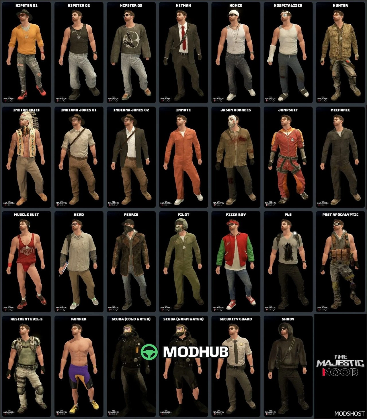 Мод заміни персонажа Chris Redfield для GTA 5