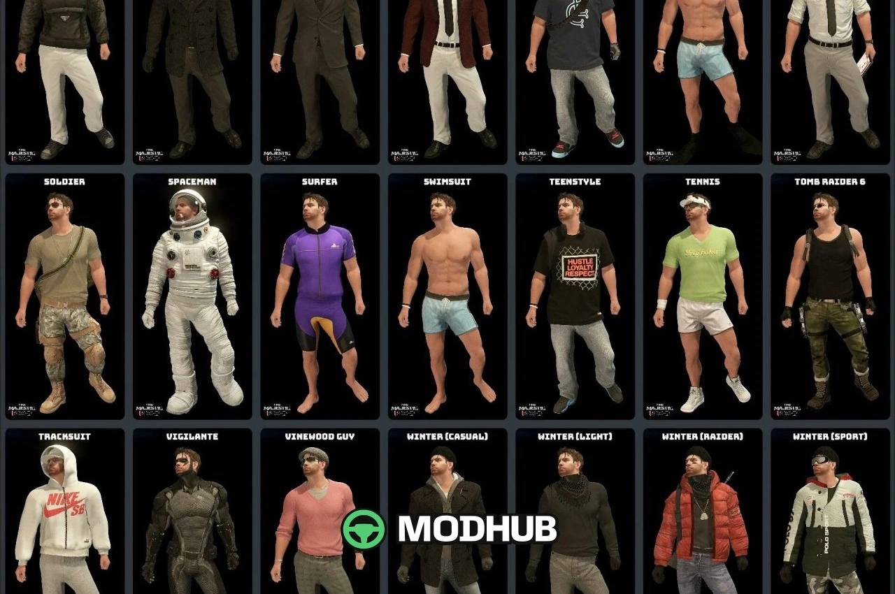 Мод заміни персонажа Chris Redfield для GTA 5