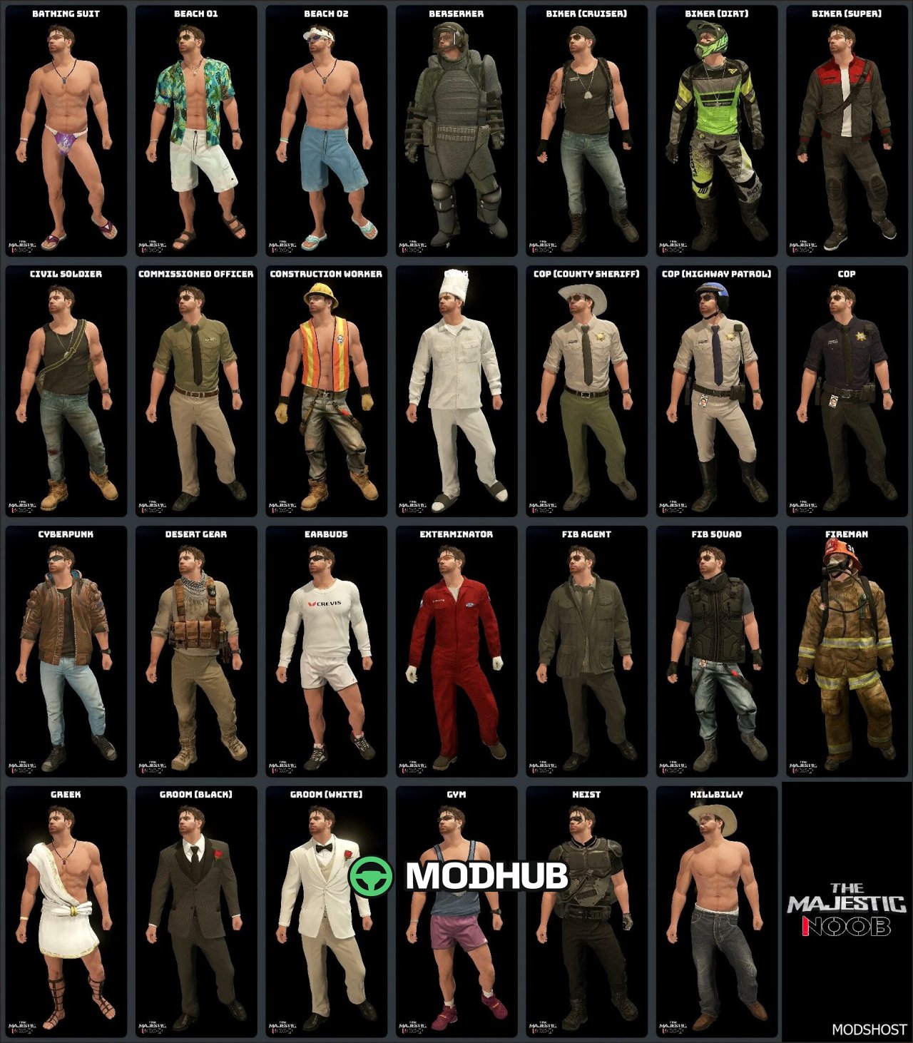 Мод заміни персонажа Chris Redfield для GTA 5