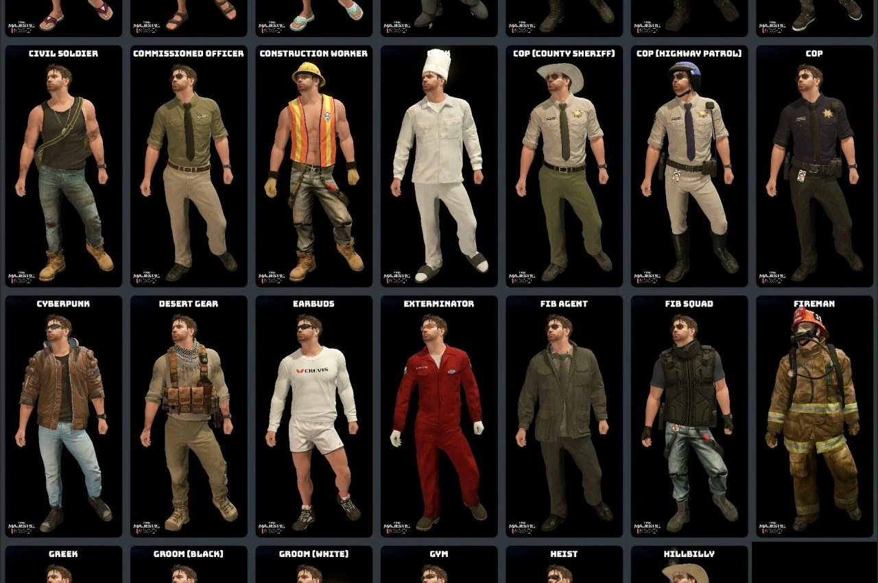 Мод заміни персонажа Chris Redfield для GTA 5