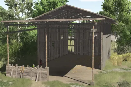 Практичний Bale Shed — Зручний Навіс для Зберігання Тюків у Farming Simulator 25 — 3