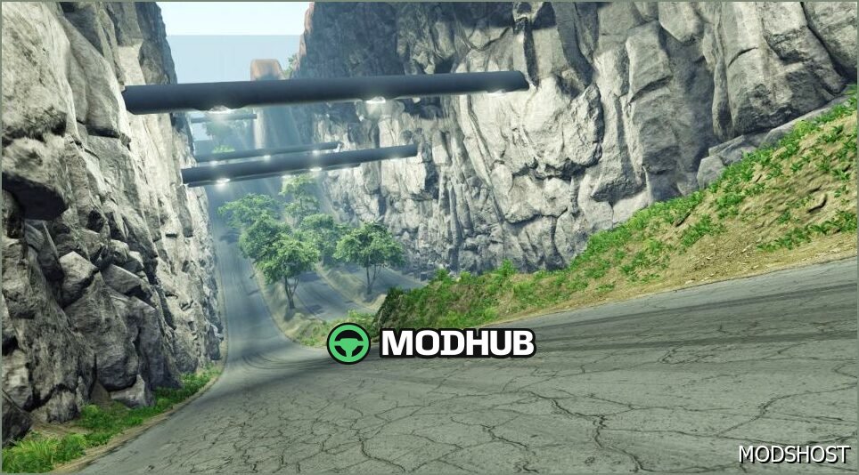 Karte Downhill Destruction V2.0 für BeamNG.drive