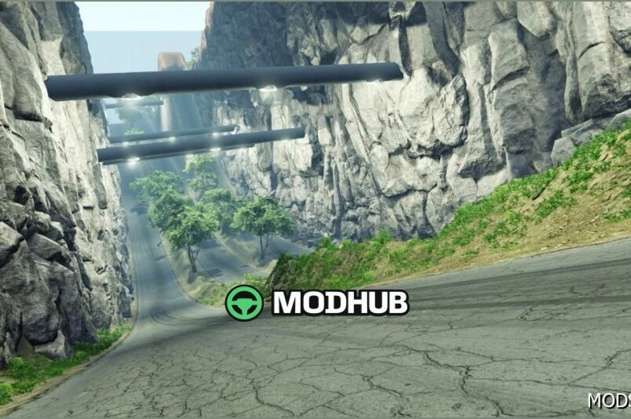 Карта Downhill Destruction V2.0 для BeamNG.drive