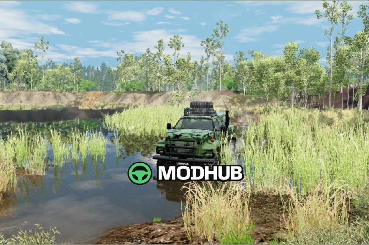 Карта American Road Refresh V1.2 для BeamNG.drive