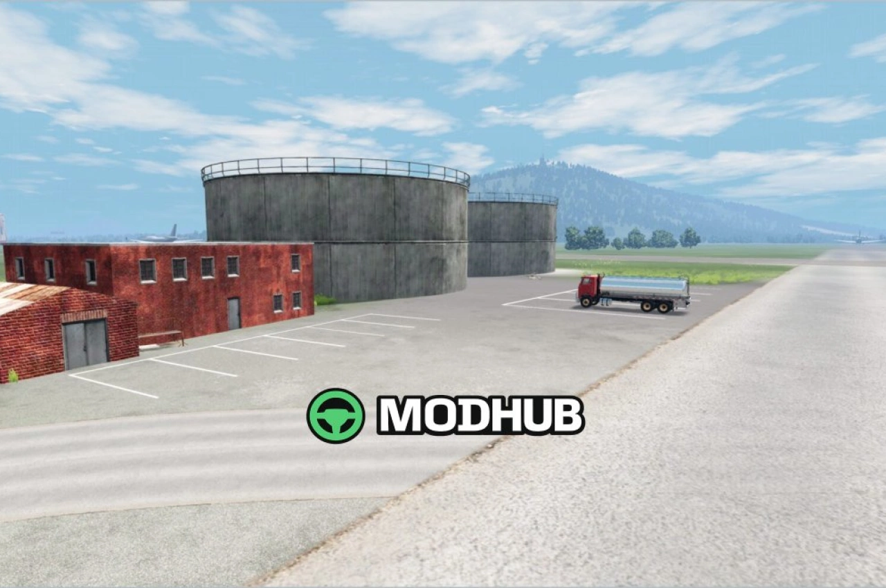 Карта American Road Refresh V1.2 для BeamNG.drive