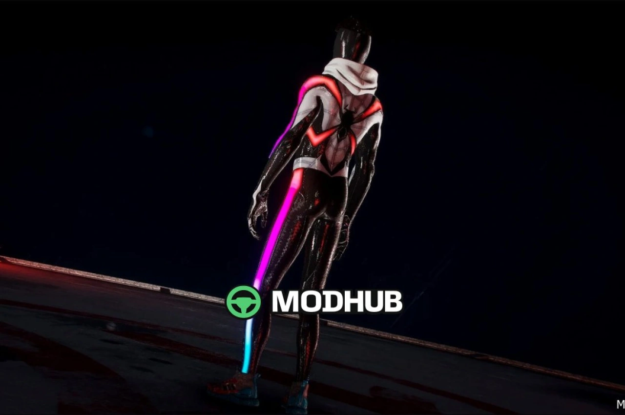 Мод персонажа Спайдермен Майлз Еволюція для GTA 5