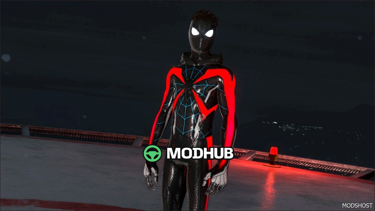 Mod postaci Spiderman Miles Evolved do GTA 5