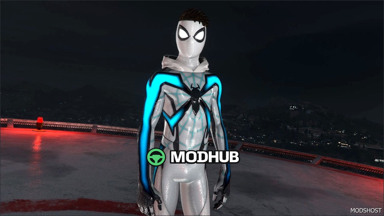 Mod postaci Spiderman Miles Evolved do GTA 5