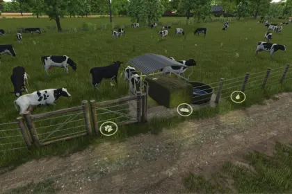 Ефективний Simple Cow Pasture — Просте Пасовище для Корів у FS25