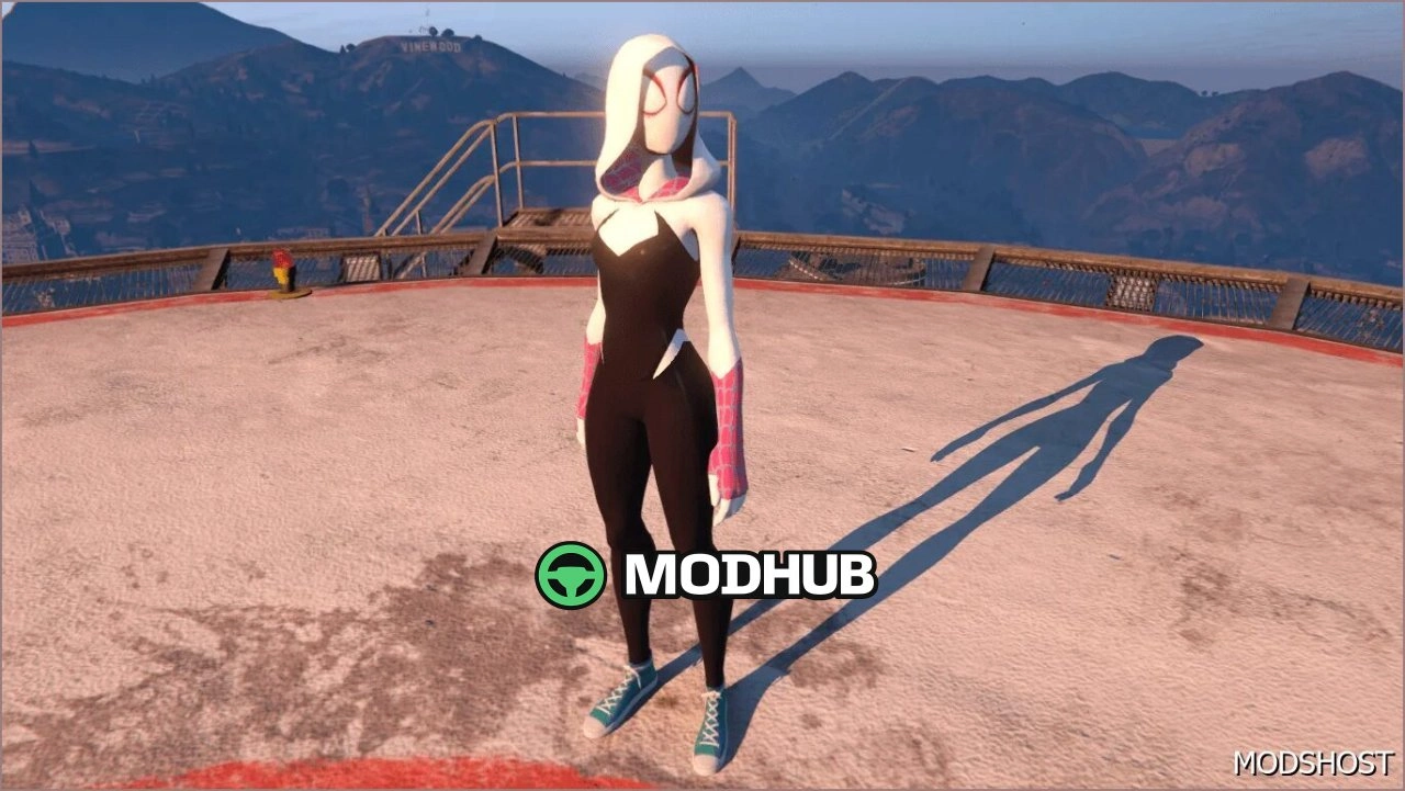 Модель гравця Spider Gwen для GTA 5