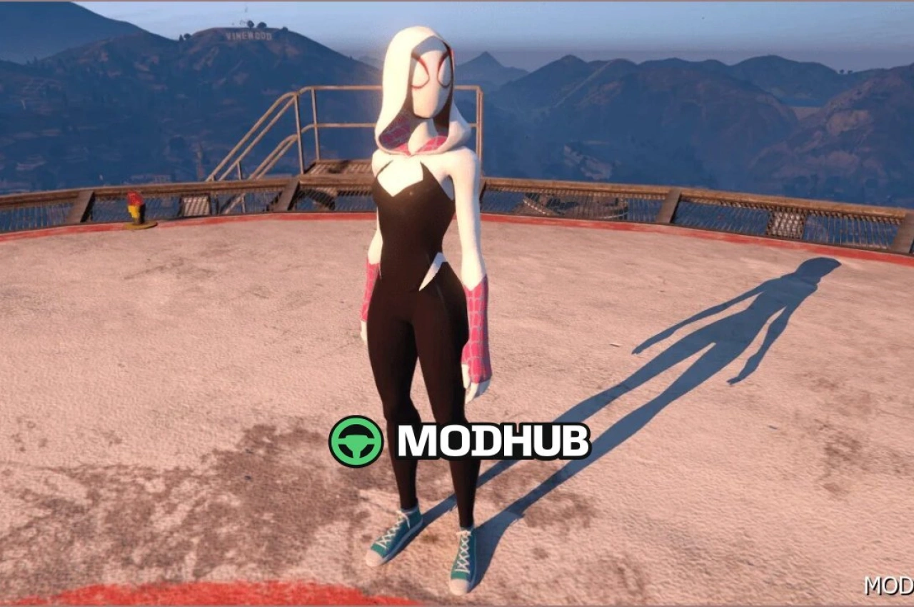 Модель гравця Spider Gwen для GTA 5
