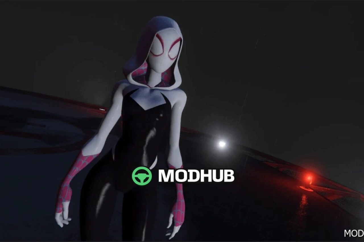Модель гравця Spider Gwen для GTA 5