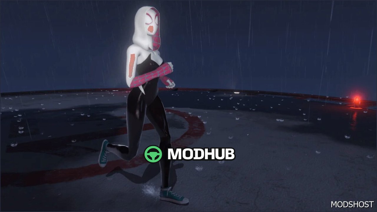 Player Model Spider Gwen for GTA 5