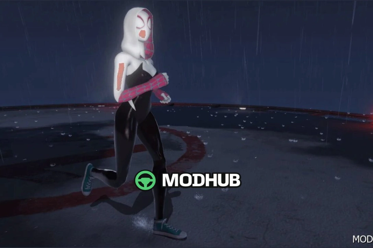 Модель гравця Spider Gwen для GTA 5