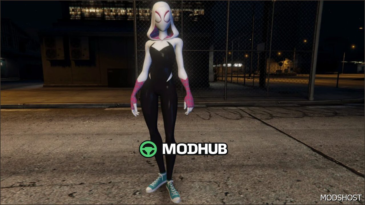 Player Model Spider Gwen for GTA 5
