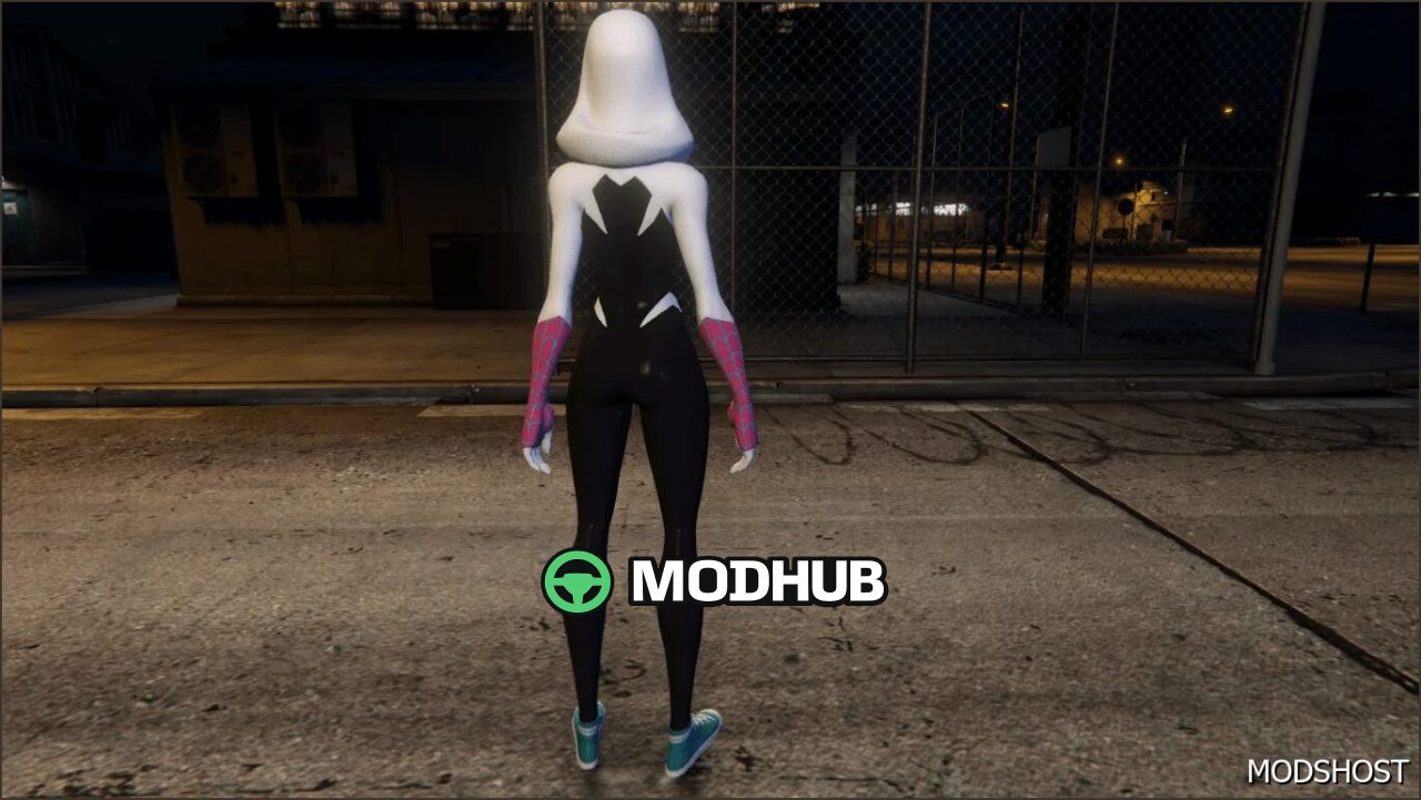 Player Model Spider Gwen for GTA 5
