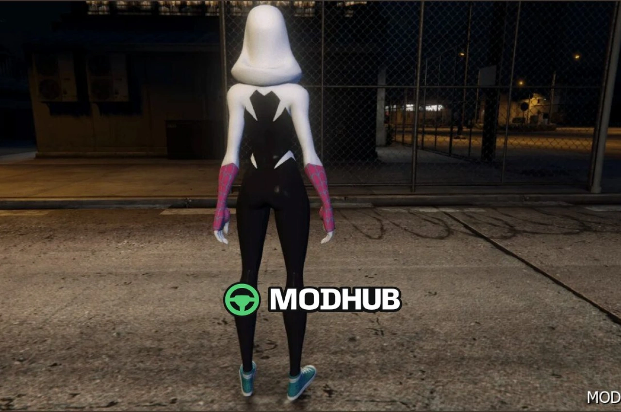 Модель гравця Spider Gwen для GTA 5