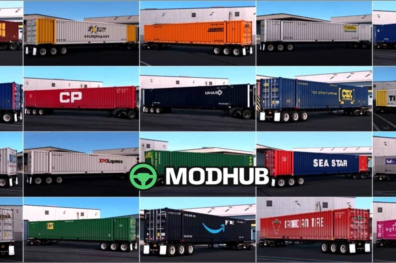 Контейнерний пакет Arnook для American Truck Simulator