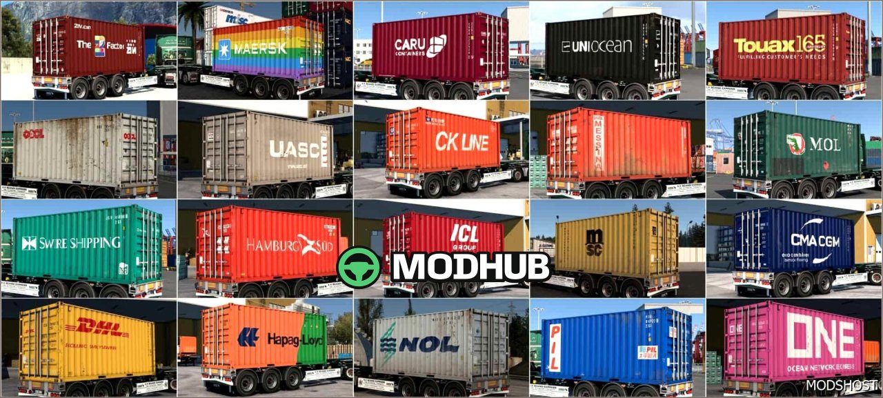 Pakiet Kontenerów Arnook do American Truck Simulator