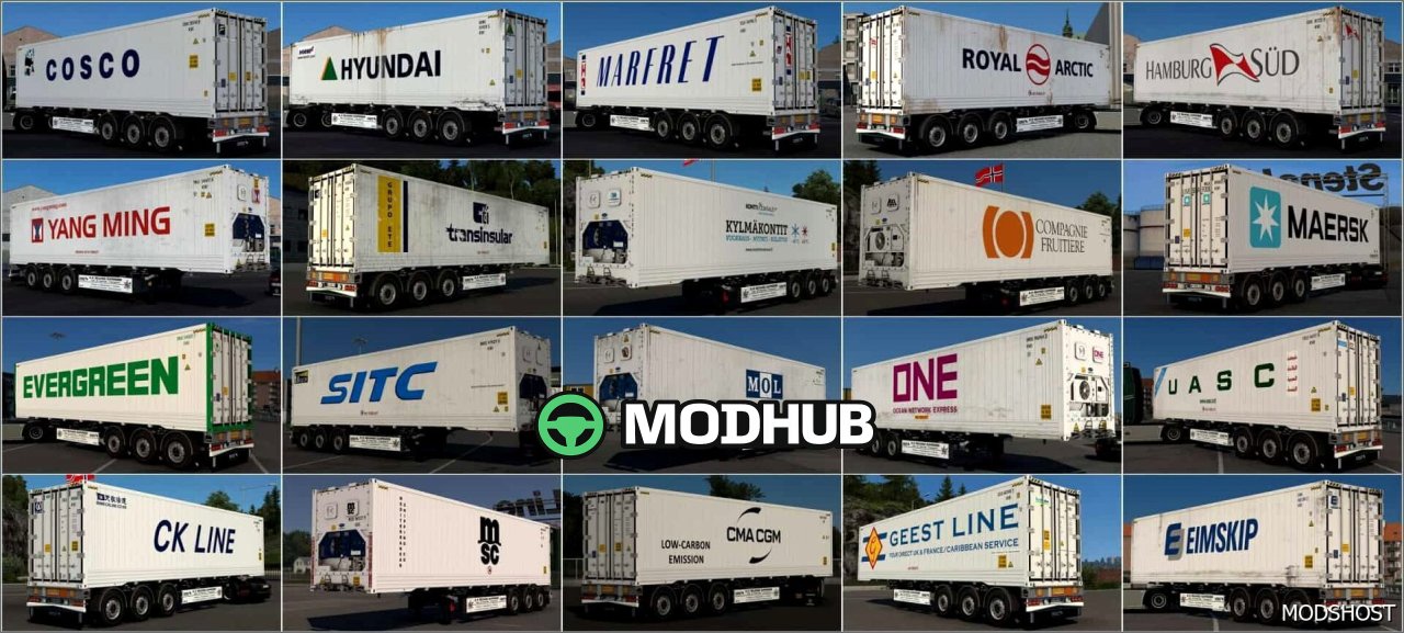 Pakiet Kontenerów Arnook do American Truck Simulator