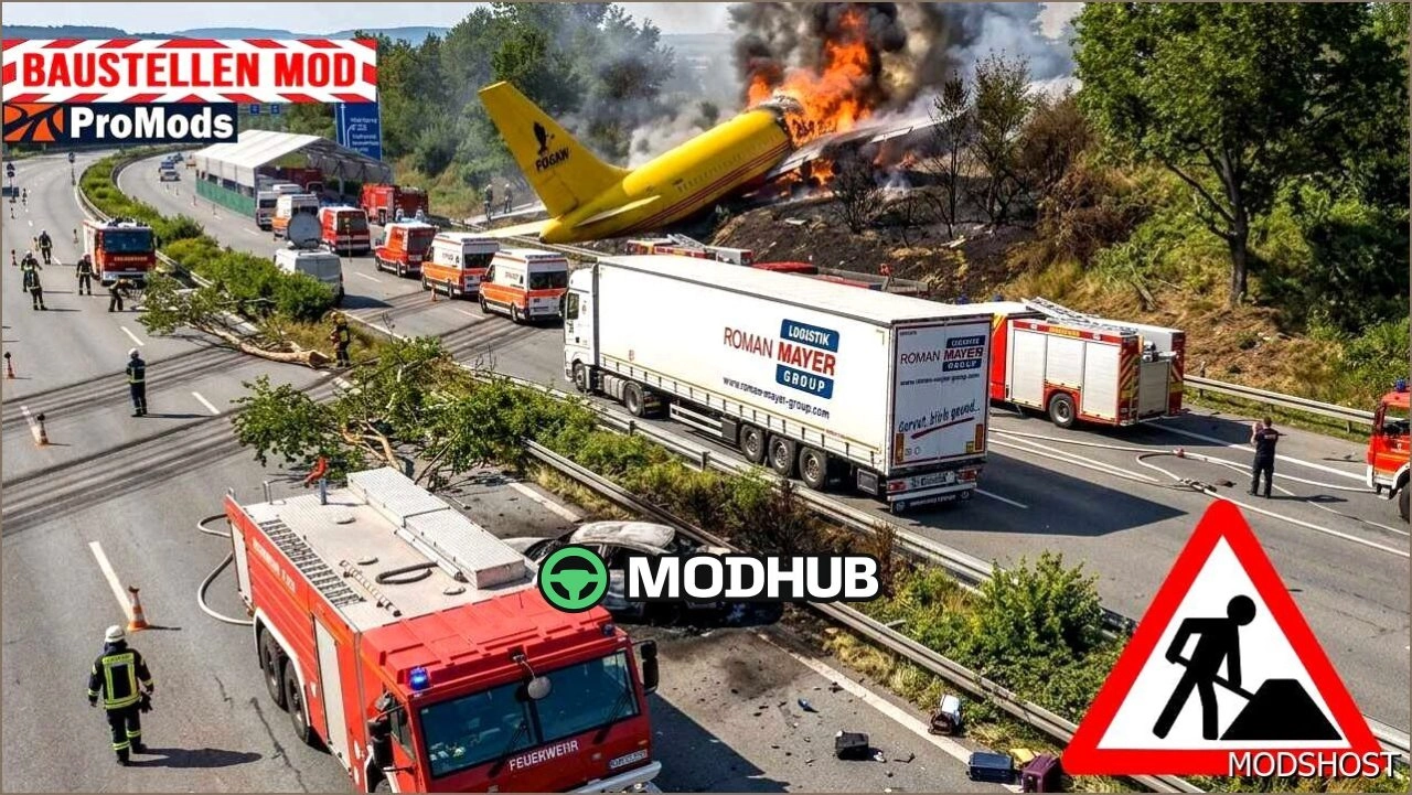 Мапа будівельного майданчика PRO 1.58 для Euro Truck Simulator 2