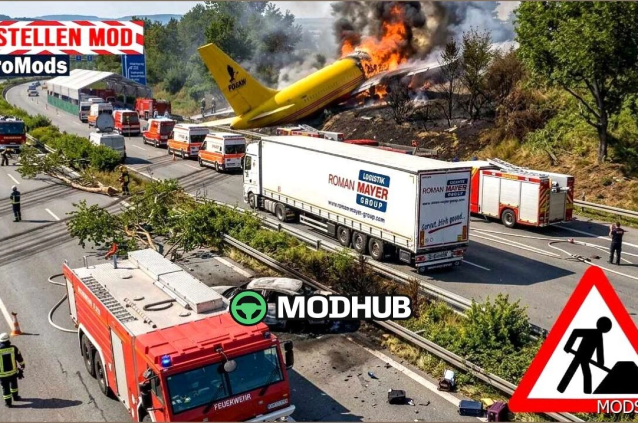 Мапа будівельного майданчика PRO 1.58 для Euro Truck Simulator 2