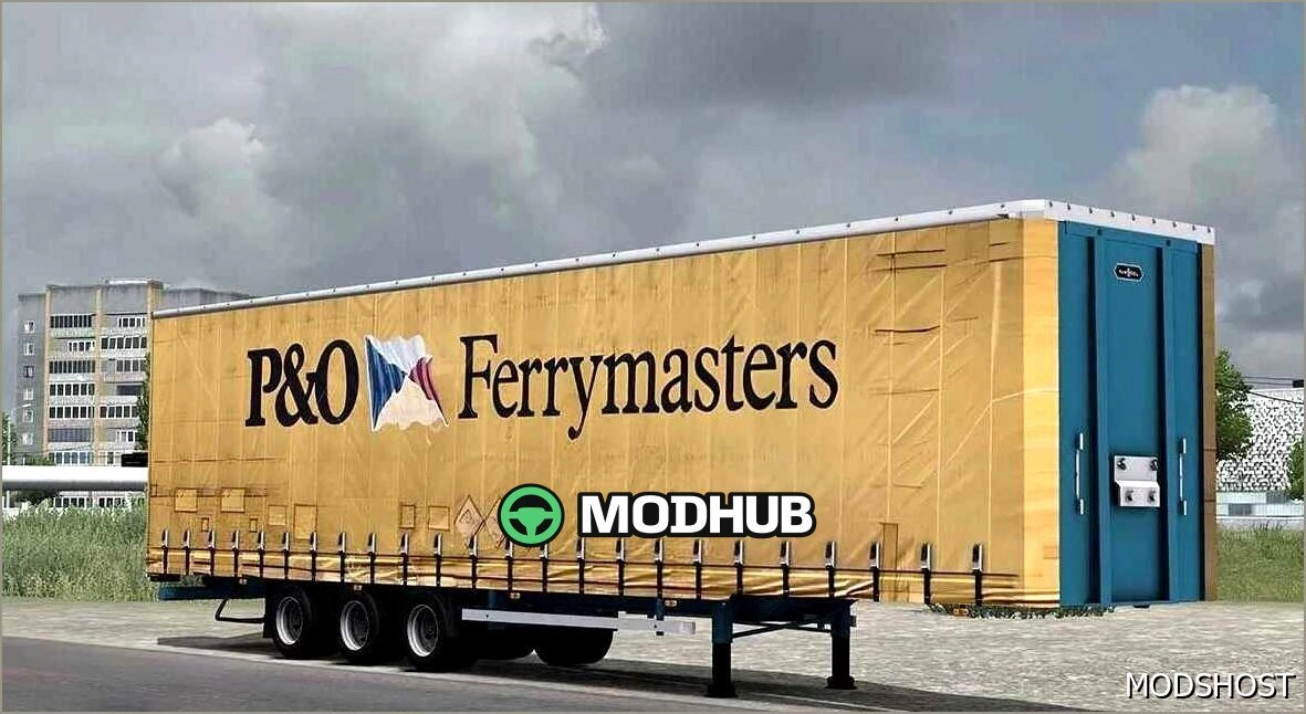 Причіп VAN Hool Mega Trailer для Euro Truck Simulator 2