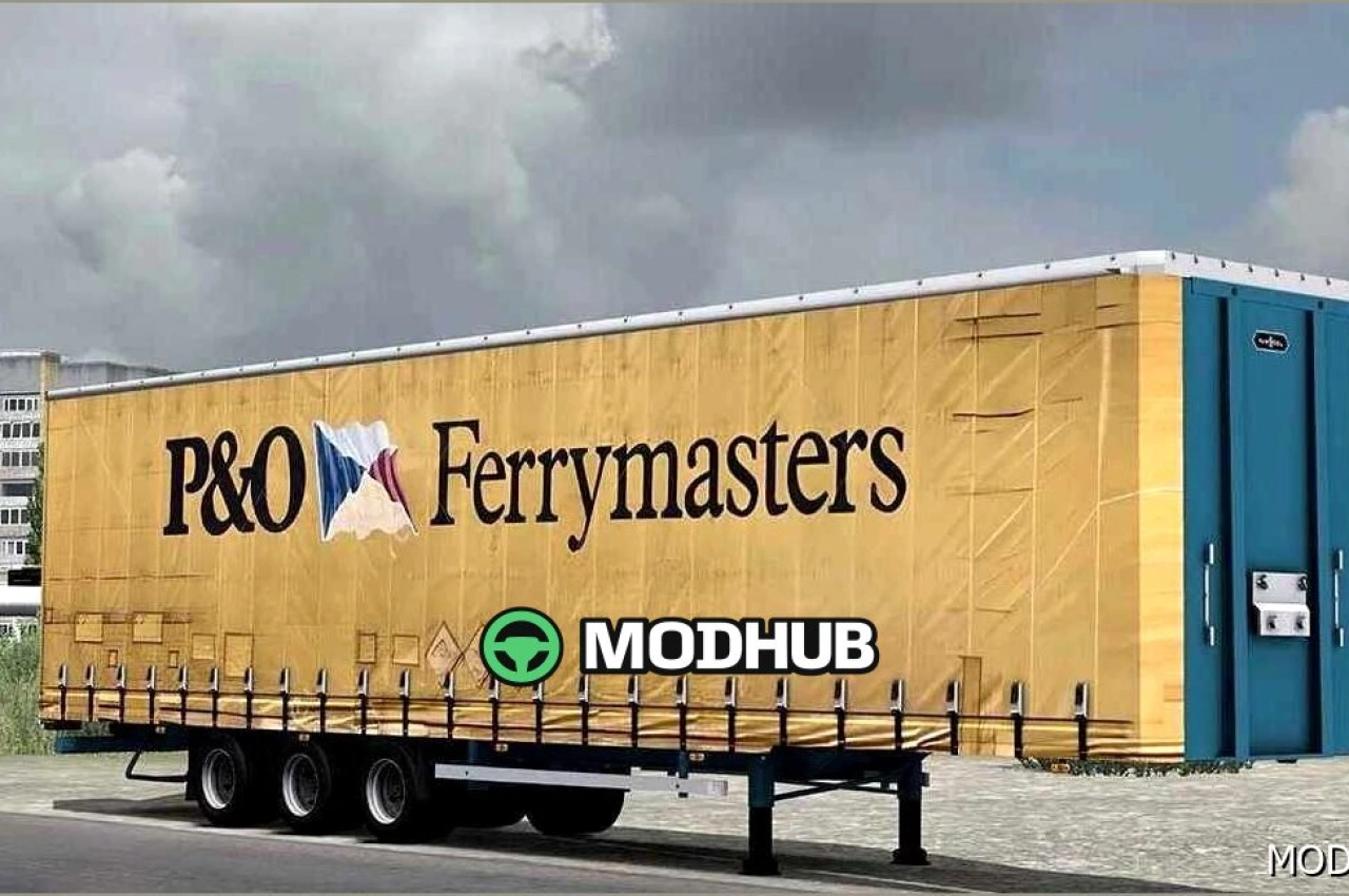 Причіп VAN Hool Mega Trailer для Euro Truck Simulator 2