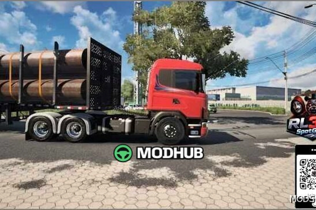 Станція Scania 124 для Euro Truck Simulator 2