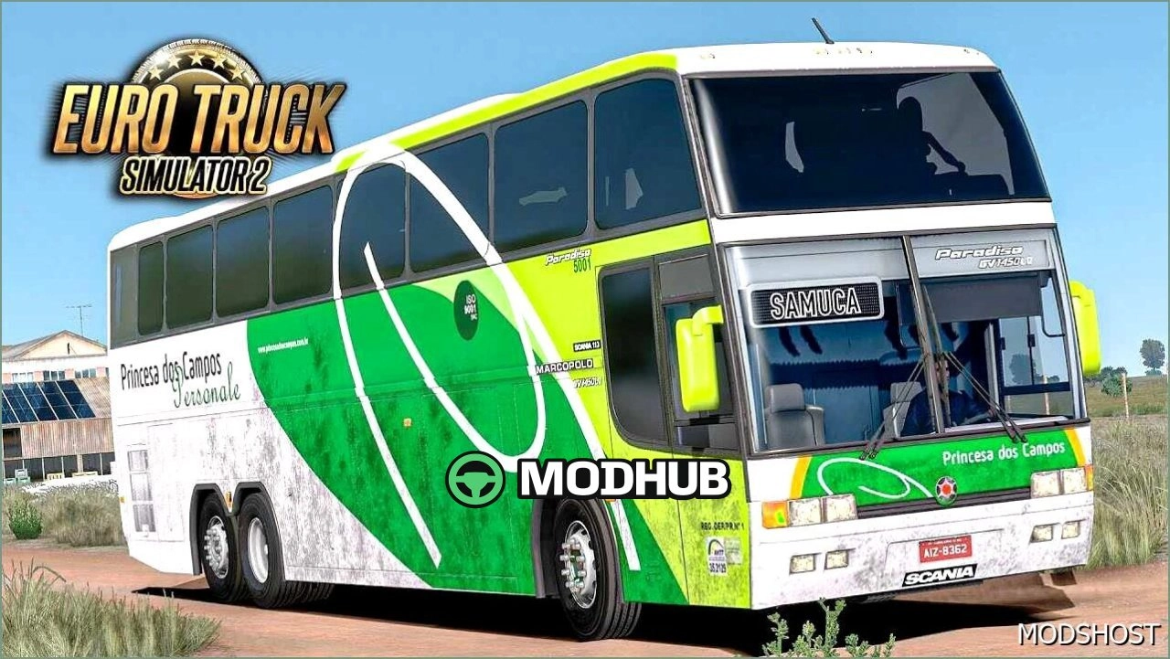 Автобус Marcopolo Paradiso GV 1450 LD V1.2 для Euro Truck Simulator 2