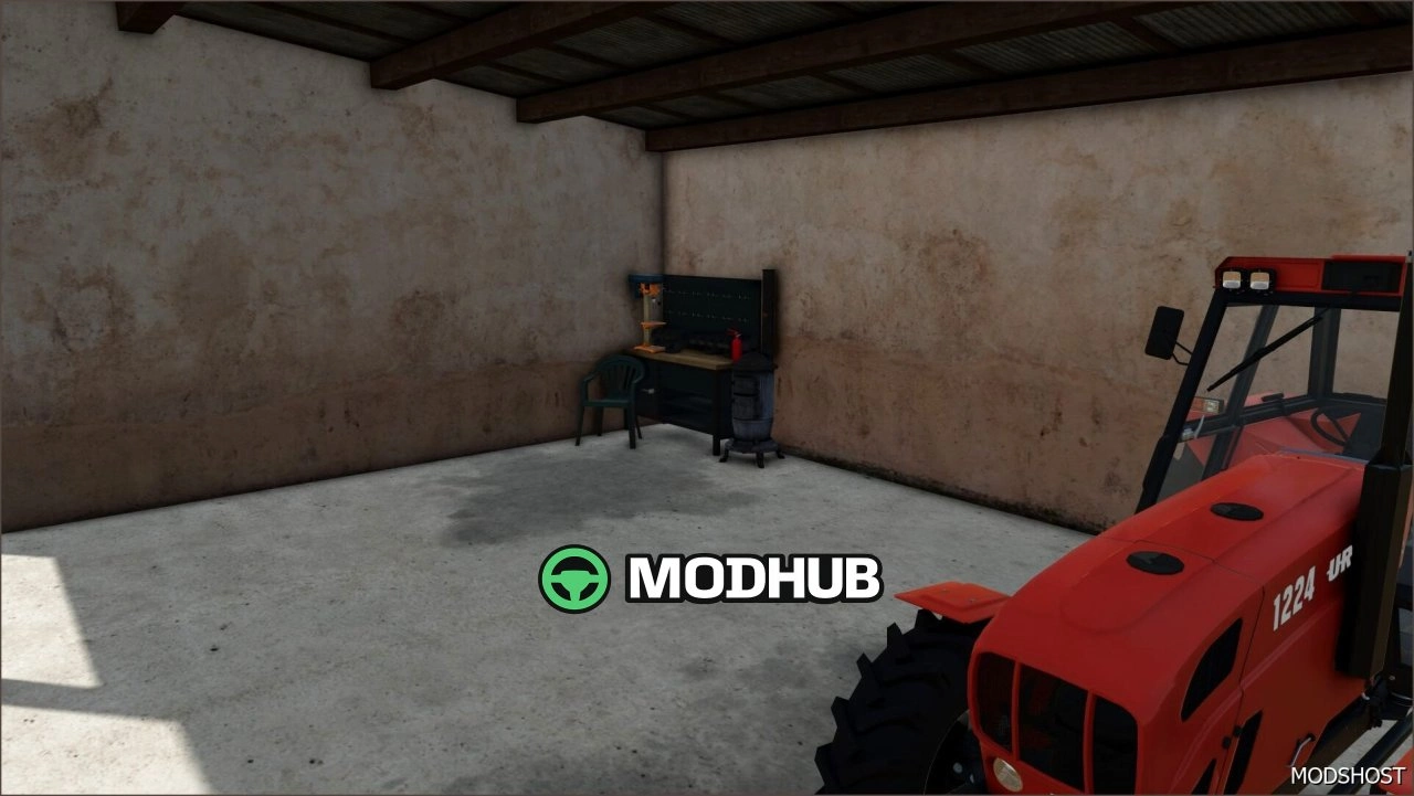 Маленький машинний сарай для Farming Simulator 25