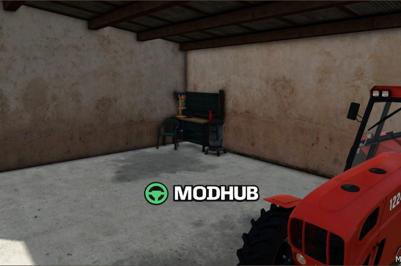 Маленький машинний сарай для Farming Simulator 25