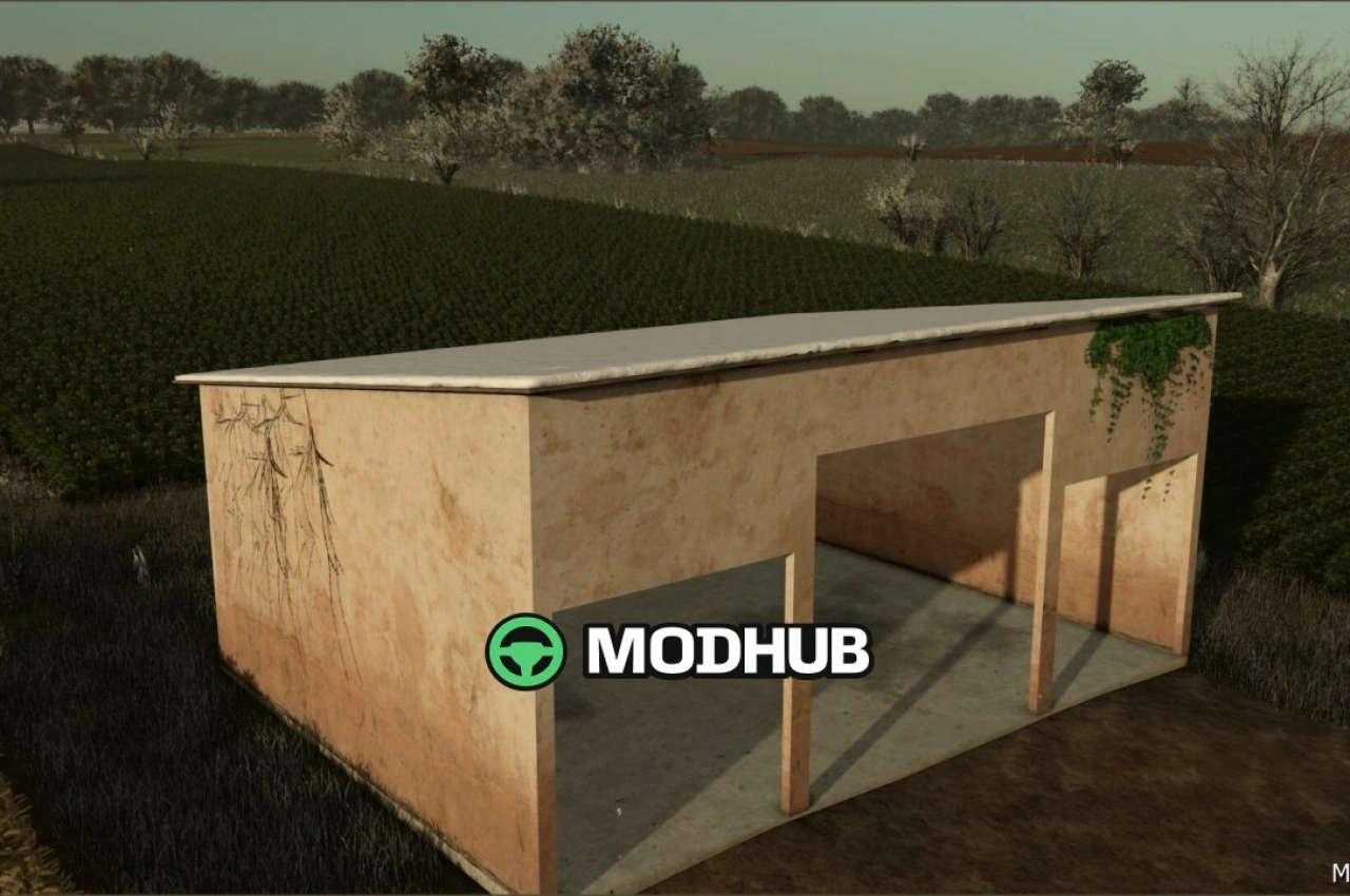 Маленький машинний сарай для Farming Simulator 25