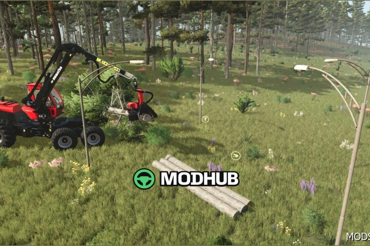 Точка продажу деревини для Farming Simulator 25
