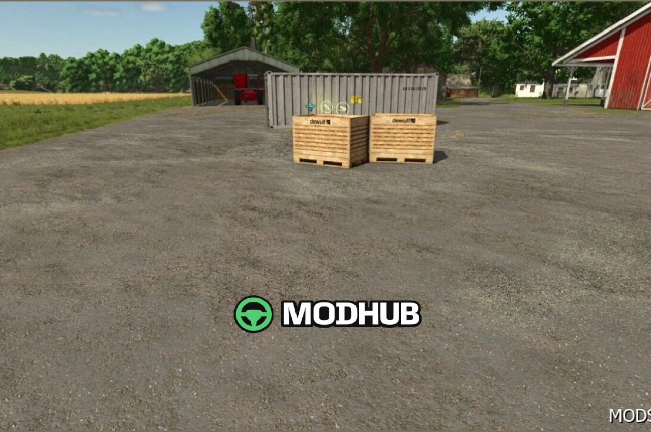 Контейнер для овочів V1.0.0.3 для Farming Simulator 25