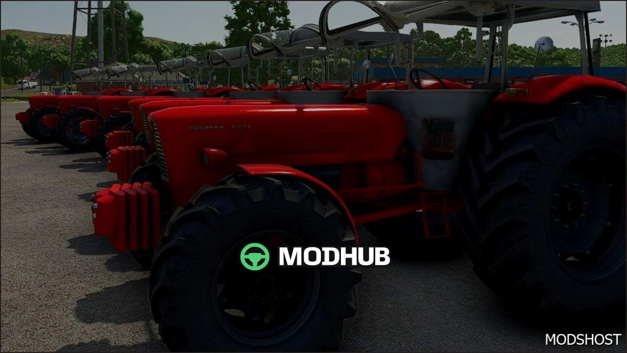 Трактор Güldner G75 для Farming Simulator 25