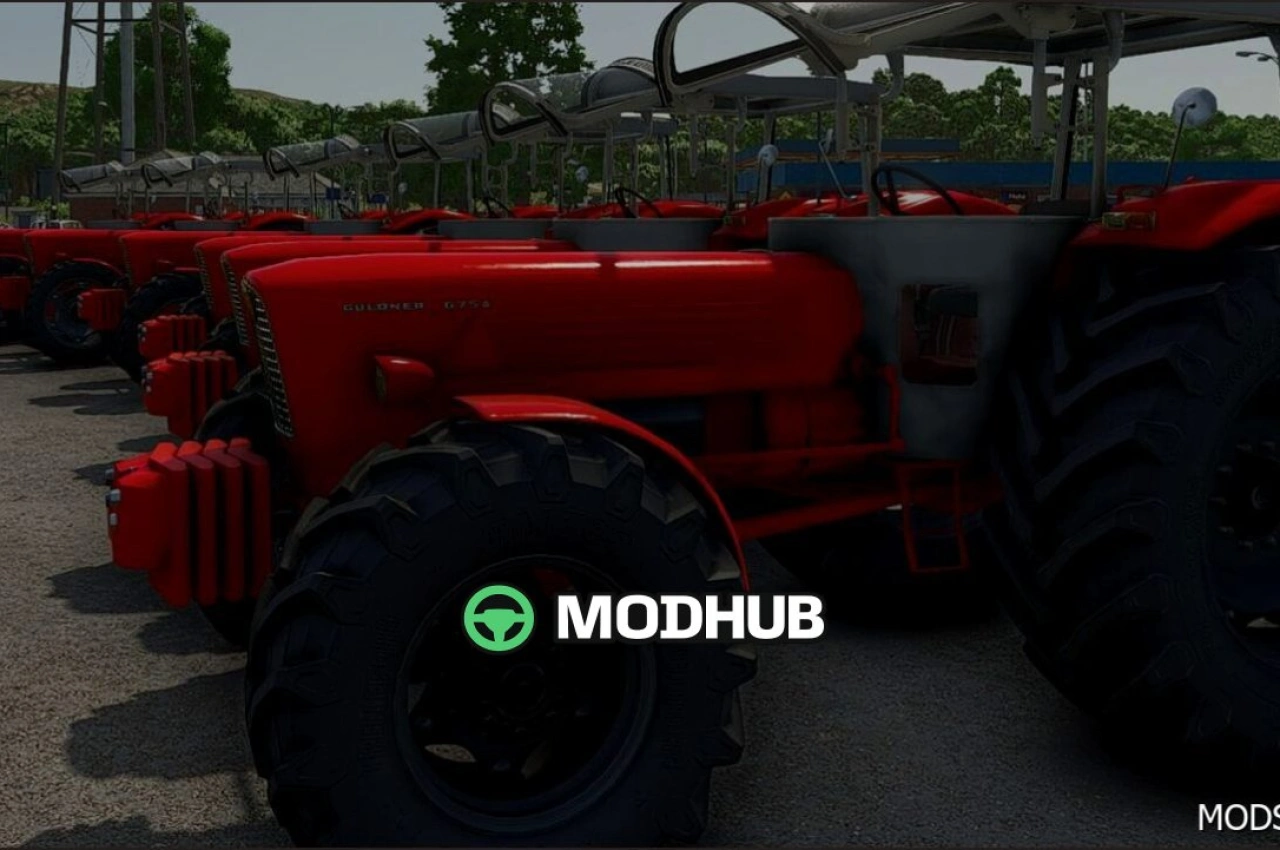 Трактор Güldner G75 для Farming Simulator 25