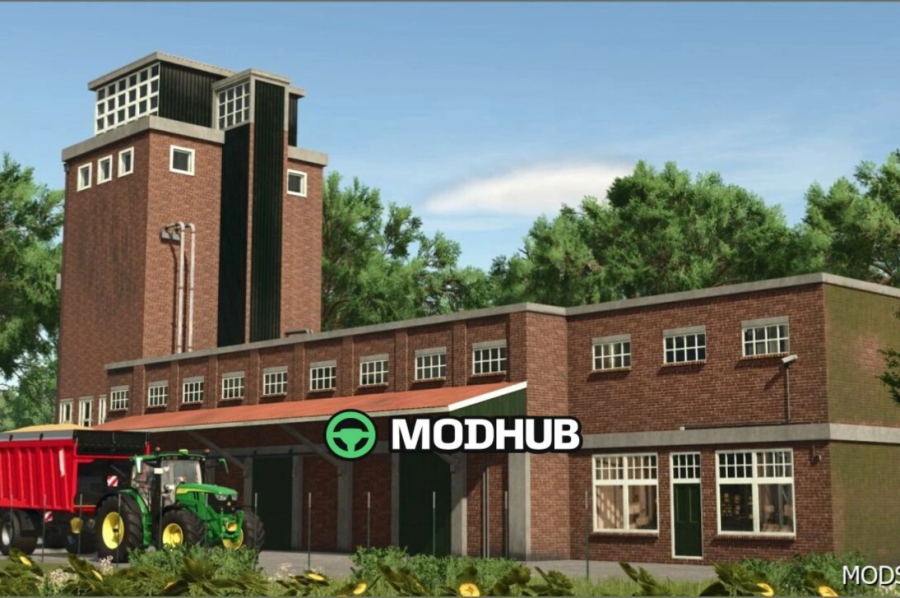 Завод з переробки зерна для Farming Simulator 25