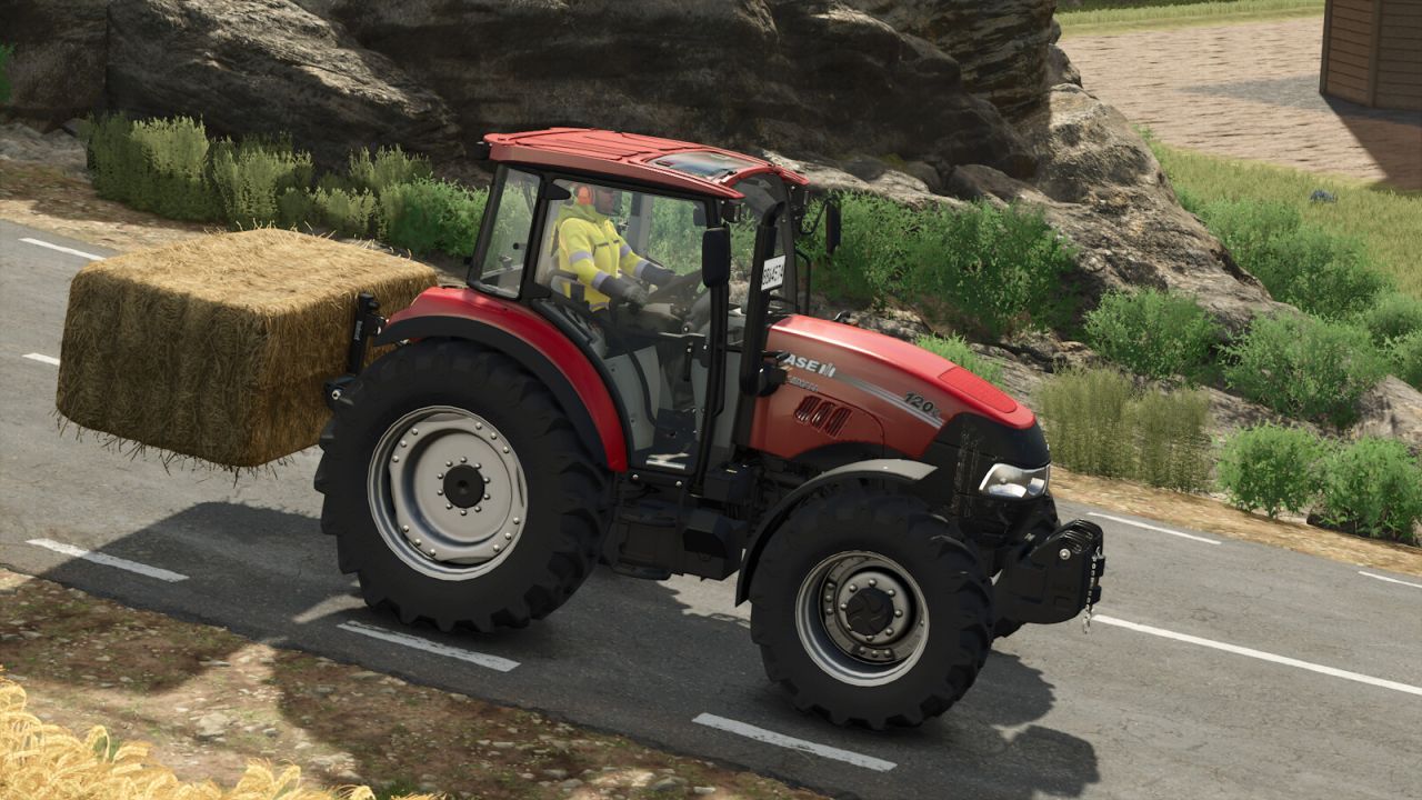Efektywne widły Bobcat 3 Point Bale Fork do bel — Stabilne załadunek w Farming Simulator 25