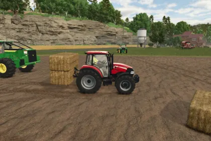 Ефективні Вила Bobcat 3 Point Bale Fork для Тюків — Стабільне Завантаження у Farming Simulator 25 — 2