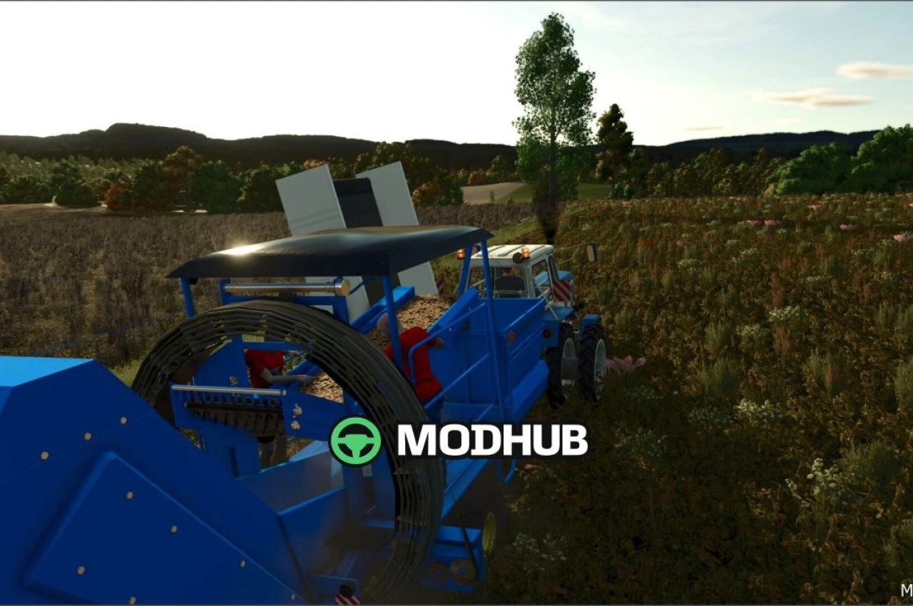 Комбайн Fortschritt E689 для Farming Simulator 25