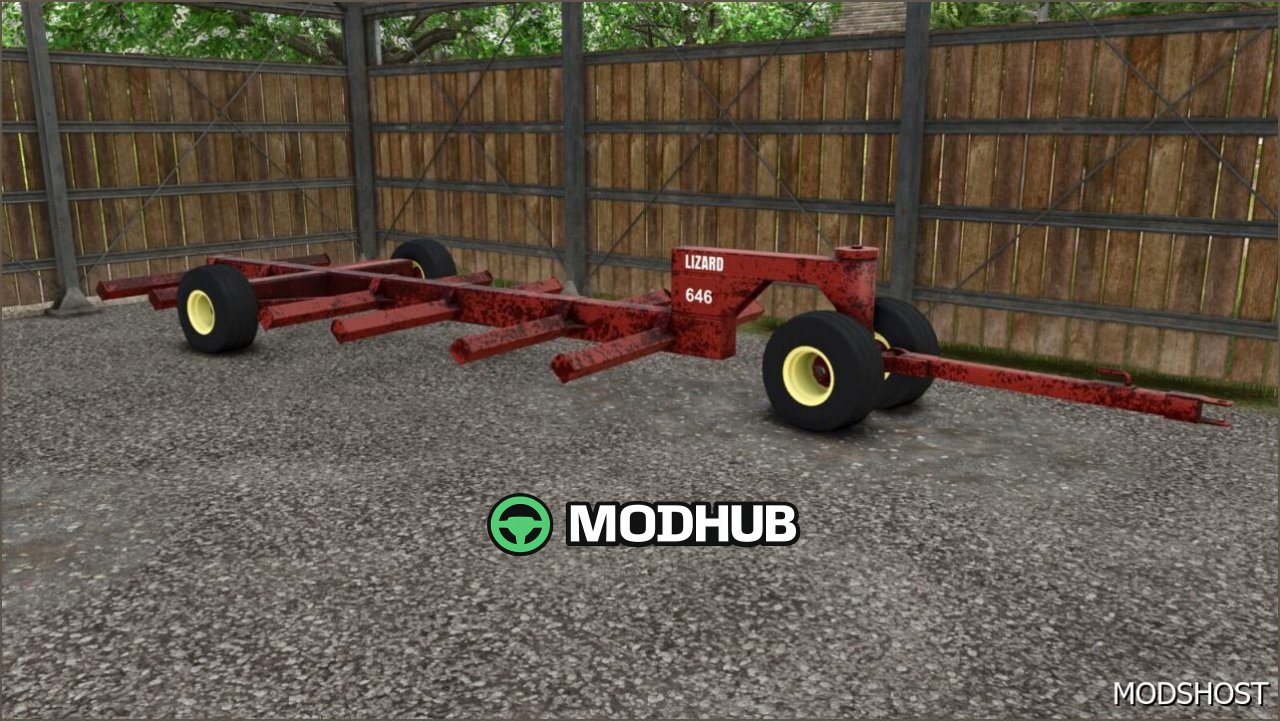 Lizard 646 Bale Trailer for Farming Simulator 25