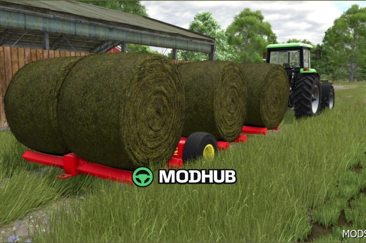 Причіп для тюків Lizard 646 для Farming Simulator 25