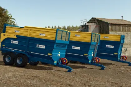 Potężny Pak Przyczep Kane Halfpipe (M565/M625/M675) do Farming Simulator 25 — 3