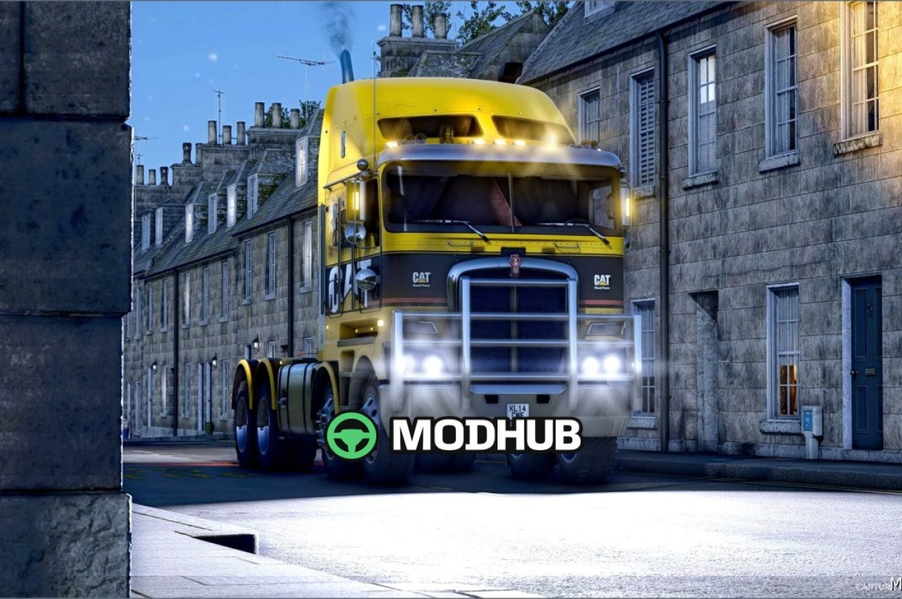 Вантажівка Kenworth K200 Extended для Farming Simulator 25