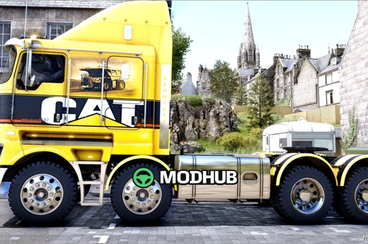 Вантажівка Kenworth K200 Extended для Farming Simulator 25