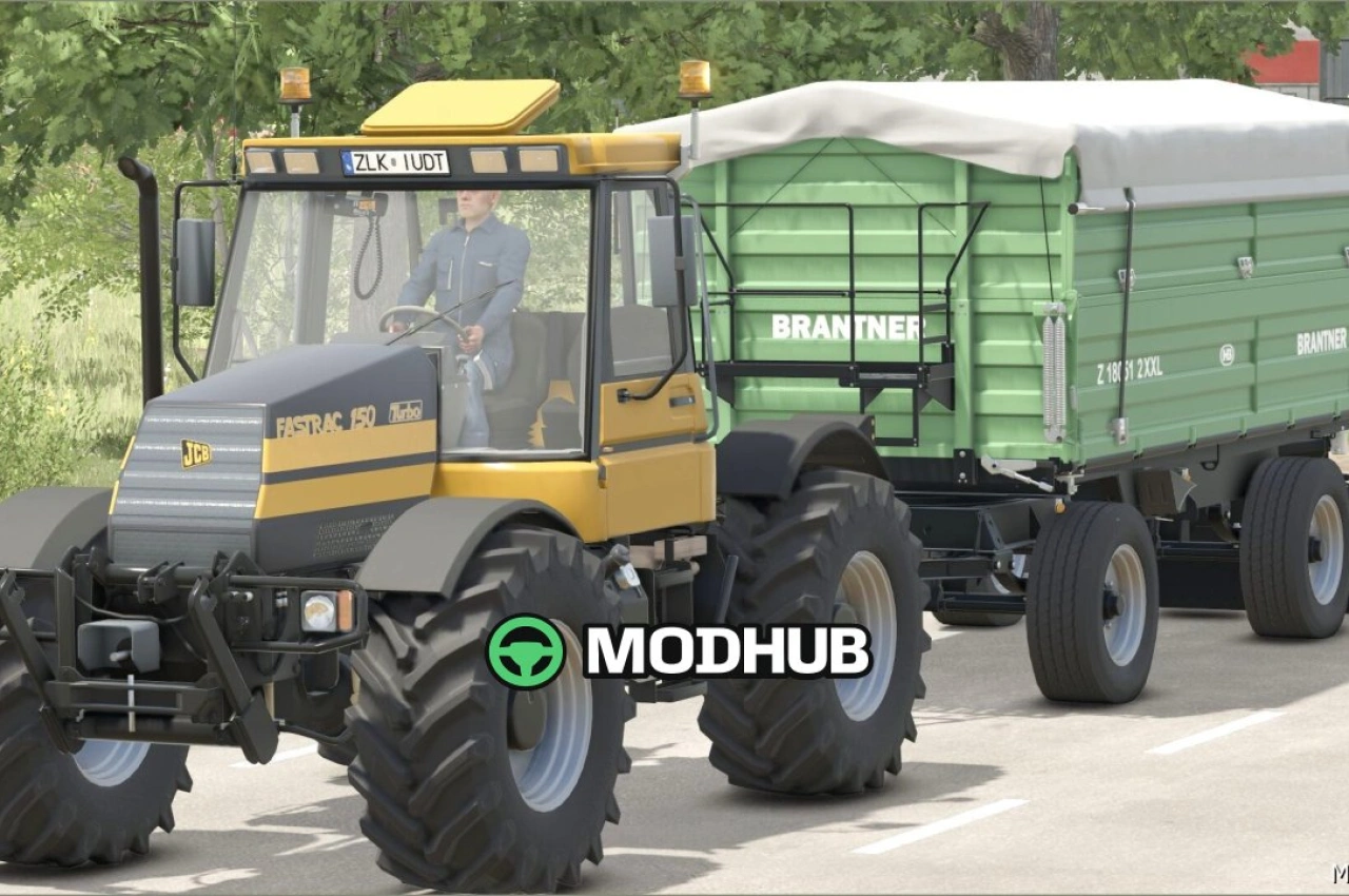 Трактор JCB Fastrac 150 FS25 для Farming Simulator 25