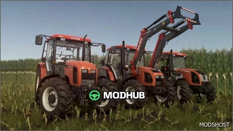 Трактор Zetor 7341 для Farming Simulator 25