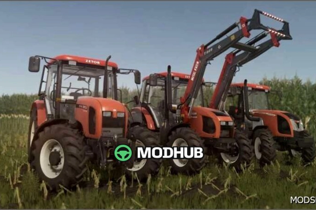Трактор Zetor 7341 для Farming Simulator 25