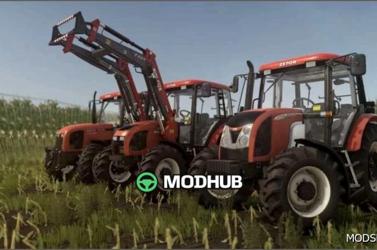 Трактор Zetor 7341 для Farming Simulator 25
